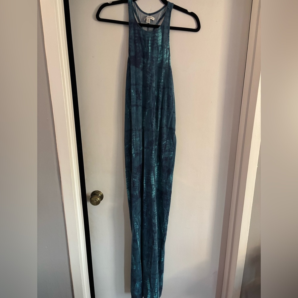 American Eagle Outfitters Teal Maxi Dress